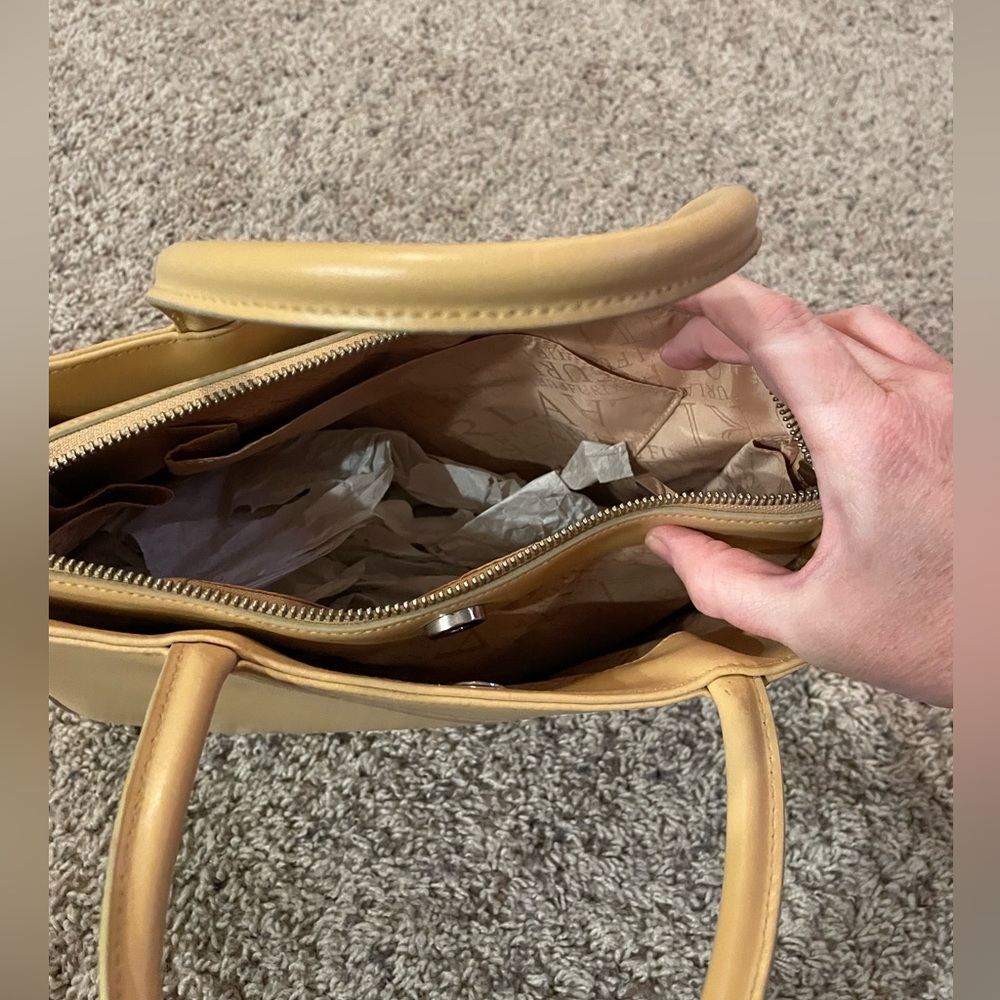 Furla Tan/Yellow Handbag - Picture 3 of 5